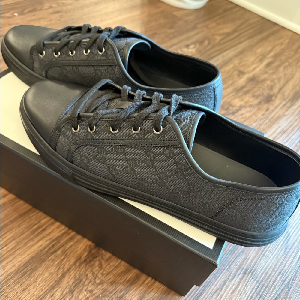 Men's Black Designer Sneakers